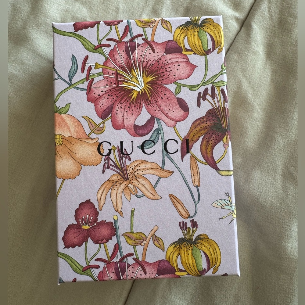 Gucci purple floral canvas wallet - Picture 8 of 15